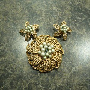 1950's Earring and Brooch